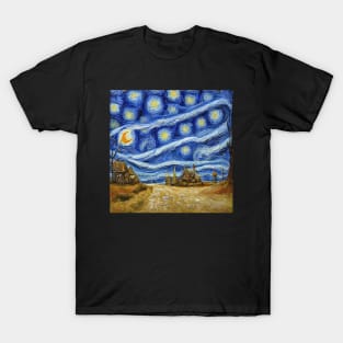 Starry Night Style T-Shirt